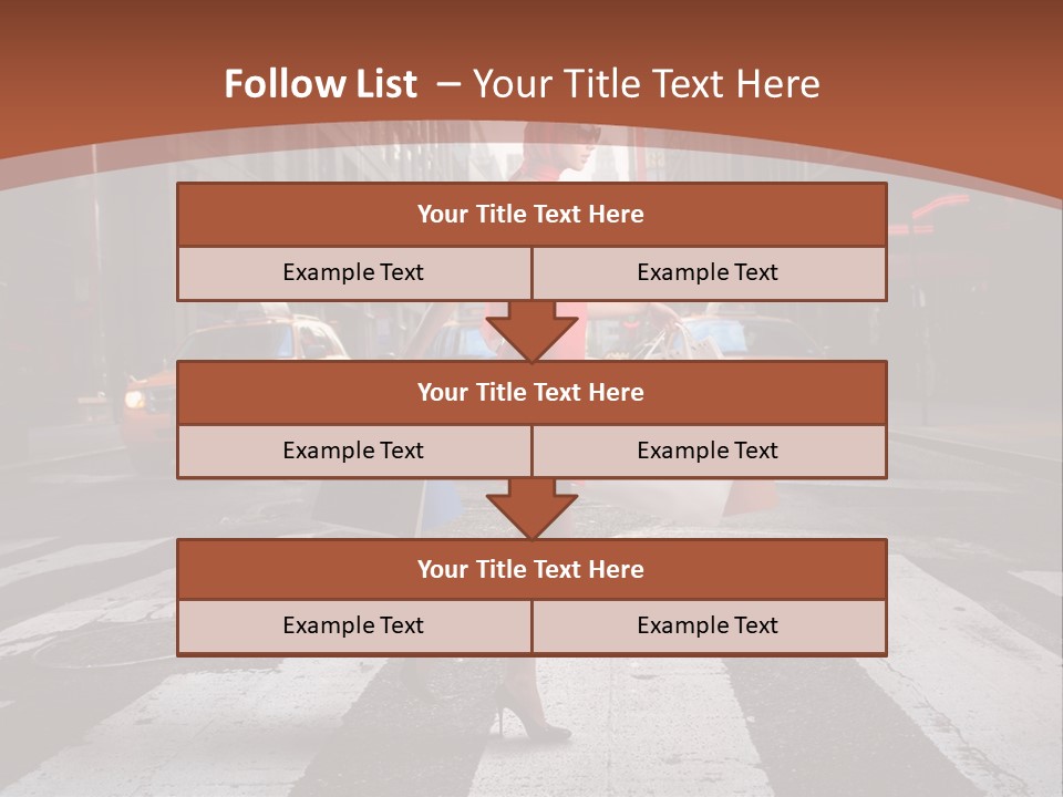 Female Bag Rich PowerPoint Template