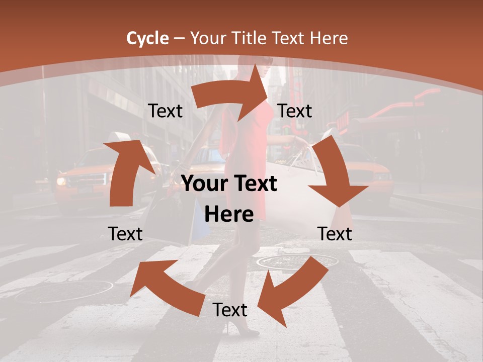 Female Bag Rich PowerPoint Template