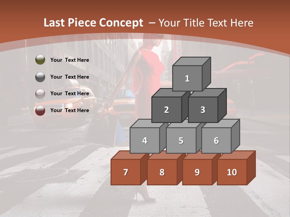 Female Bag Rich PowerPoint Template