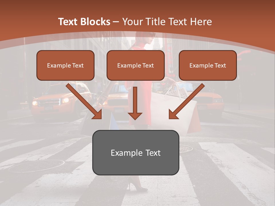 Female Bag Rich PowerPoint Template