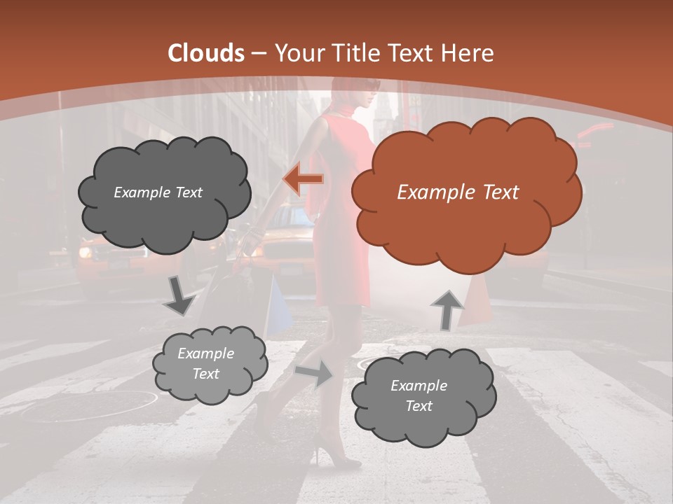 Female Bag Rich PowerPoint Template