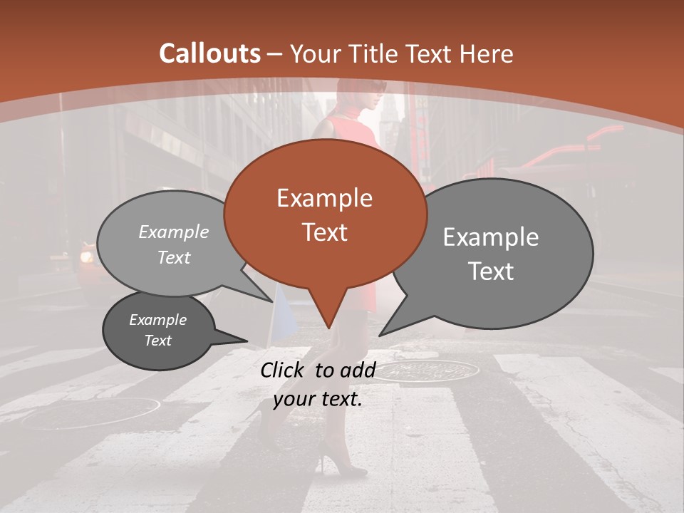 Female Bag Rich PowerPoint Template