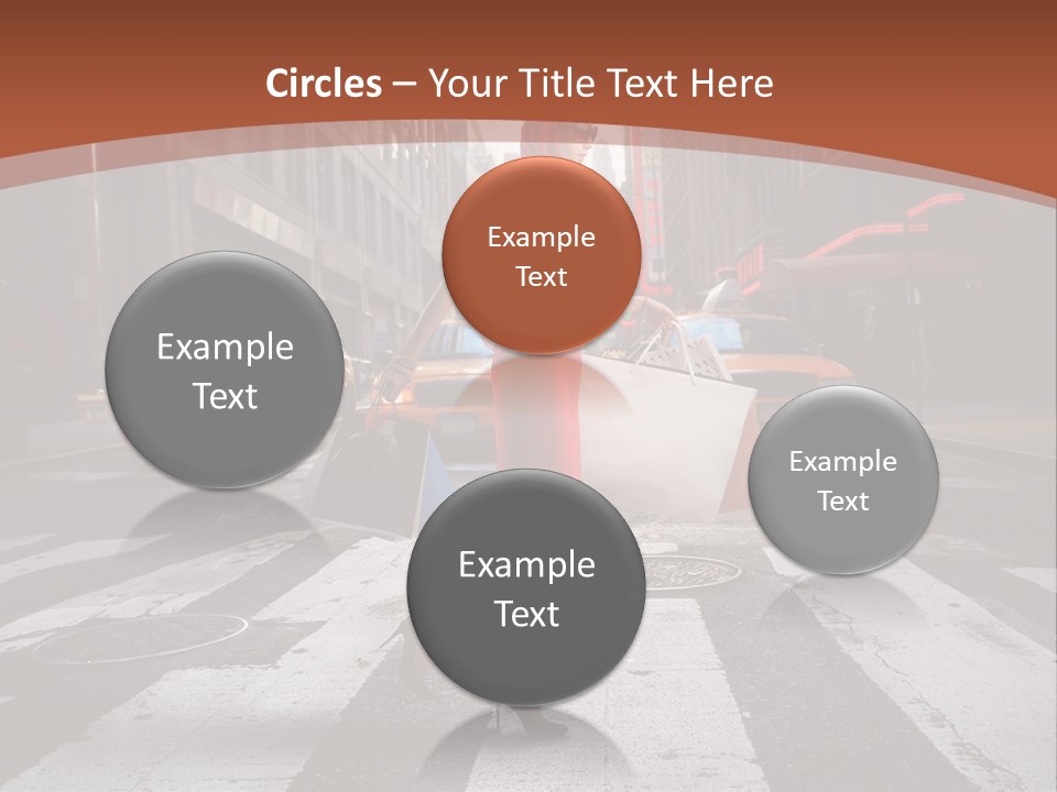 Female Bag Rich PowerPoint Template