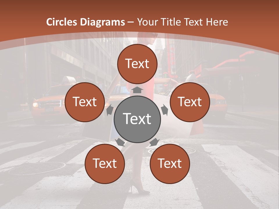 Female Bag Rich PowerPoint Template