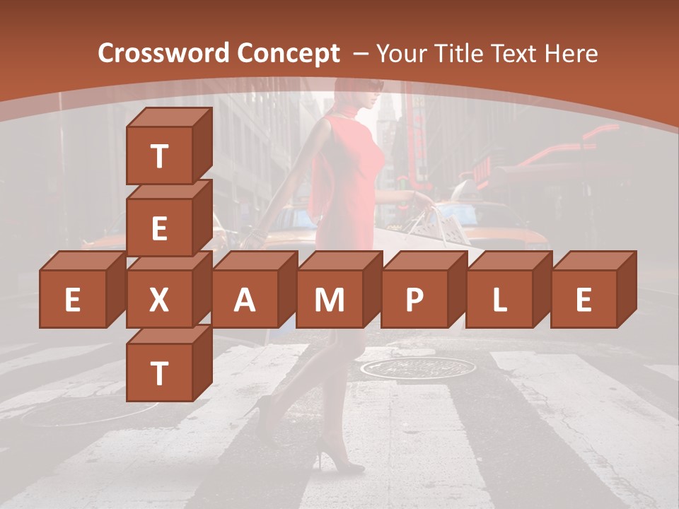 Female Bag Rich PowerPoint Template