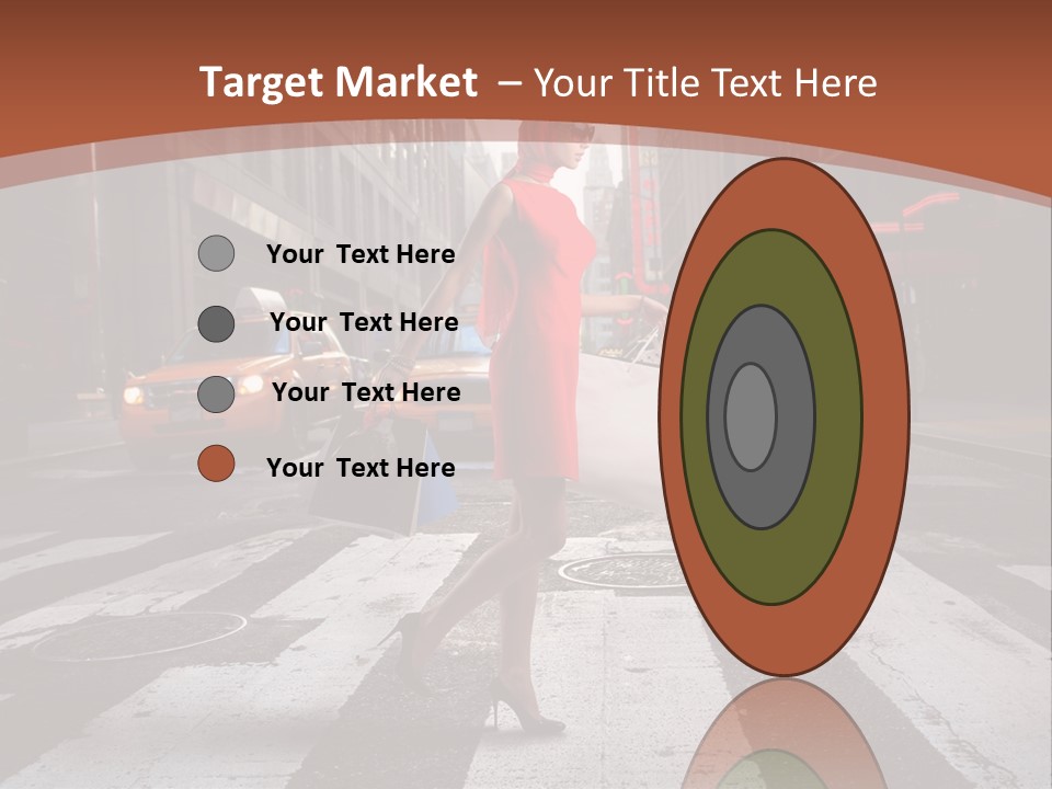 Female Bag Rich PowerPoint Template