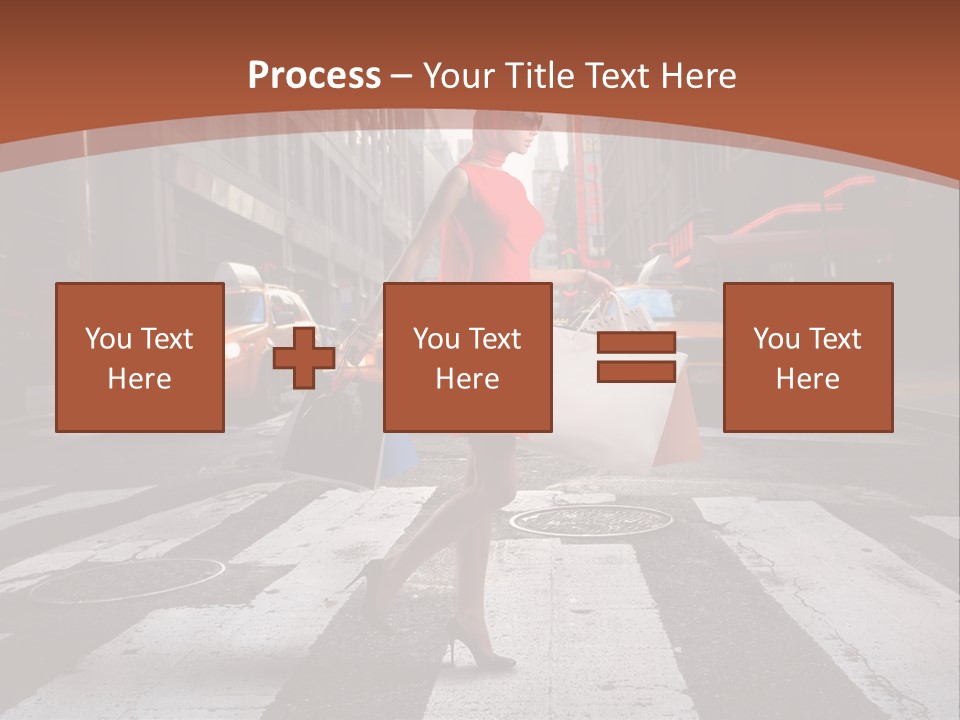 Female Bag Rich PowerPoint Template