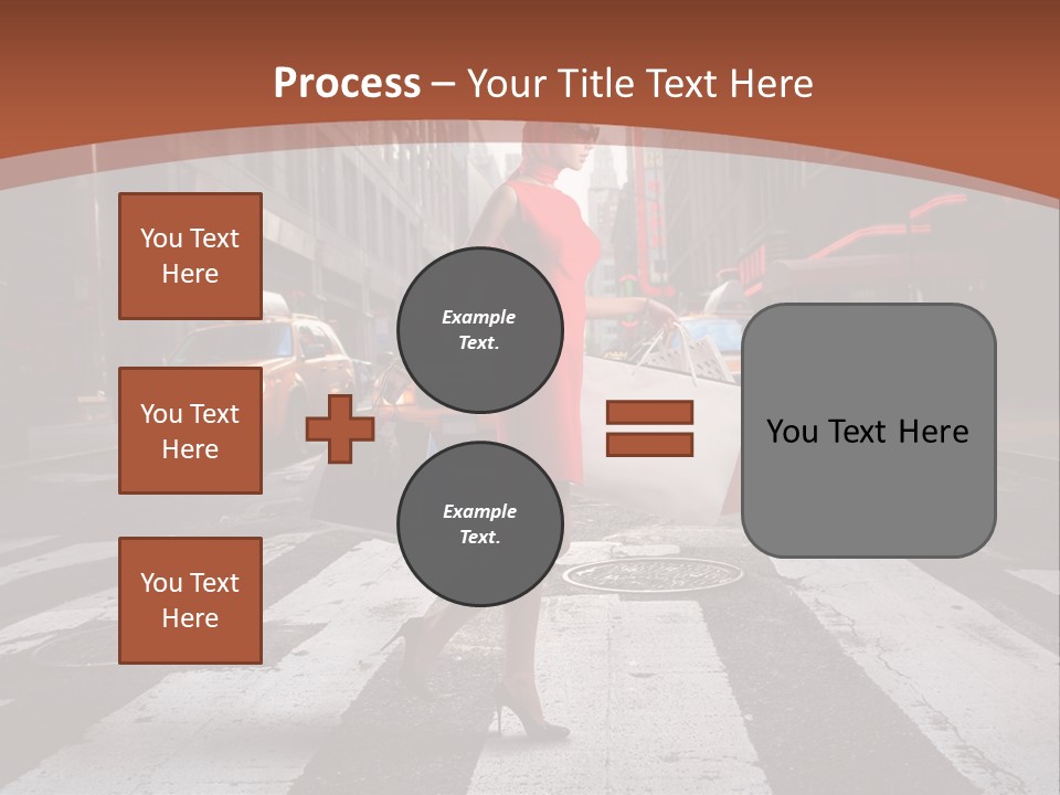 Female Bag Rich PowerPoint Template