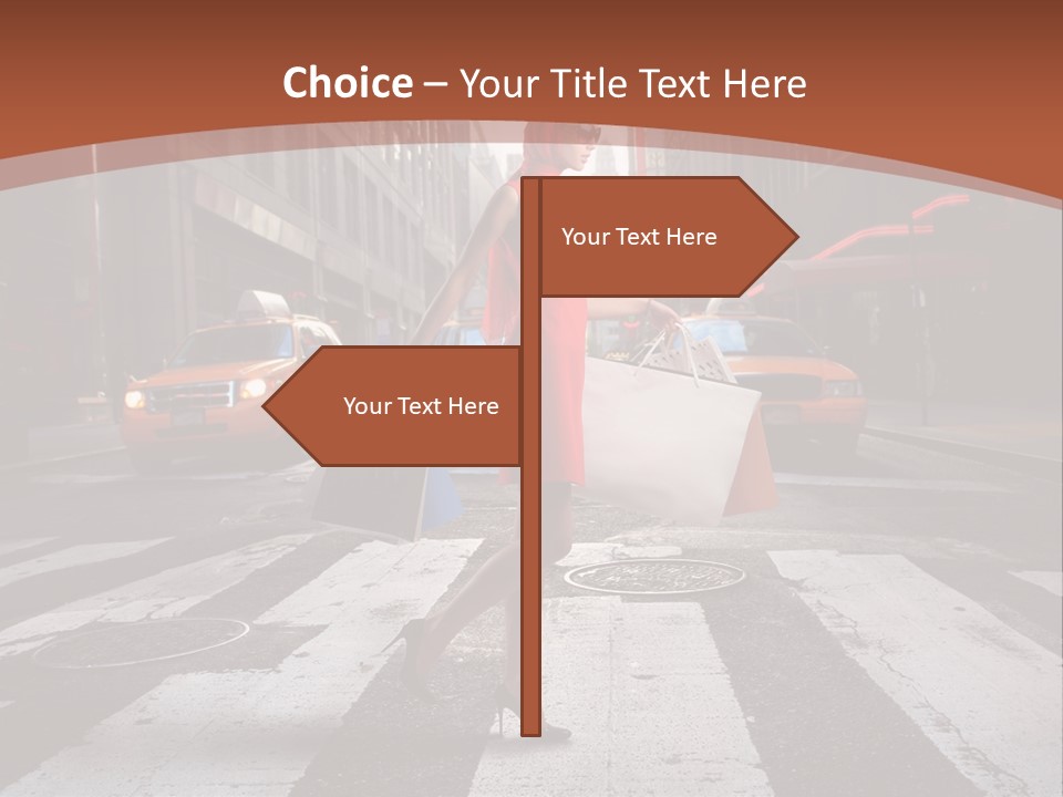 Female Bag Rich PowerPoint Template