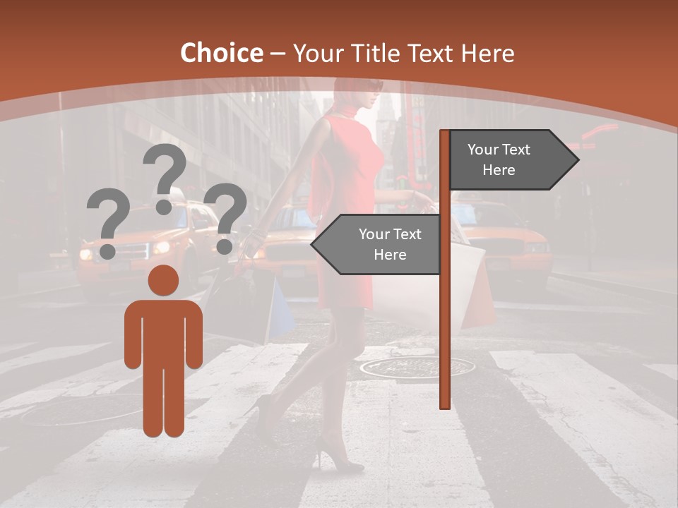 Female Bag Rich PowerPoint Template