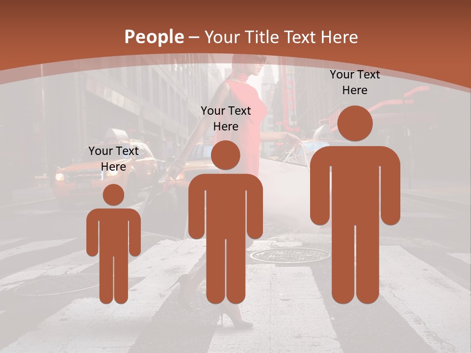 Female Bag Rich PowerPoint Template