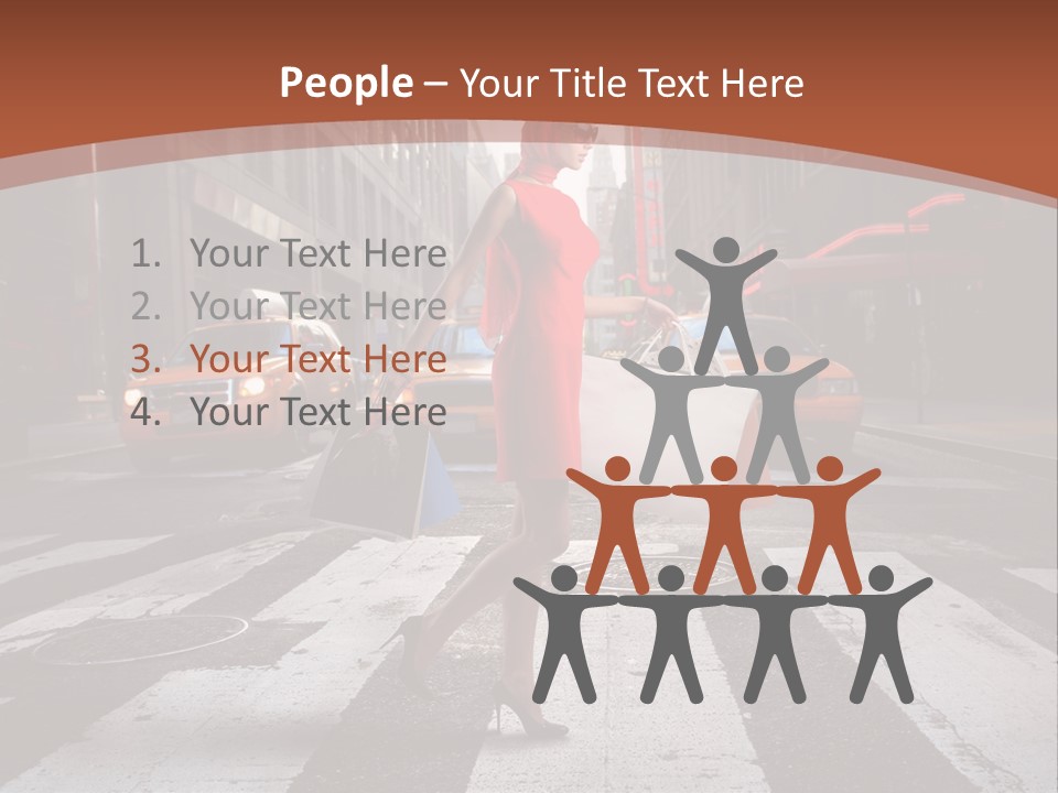 Female Bag Rich PowerPoint Template