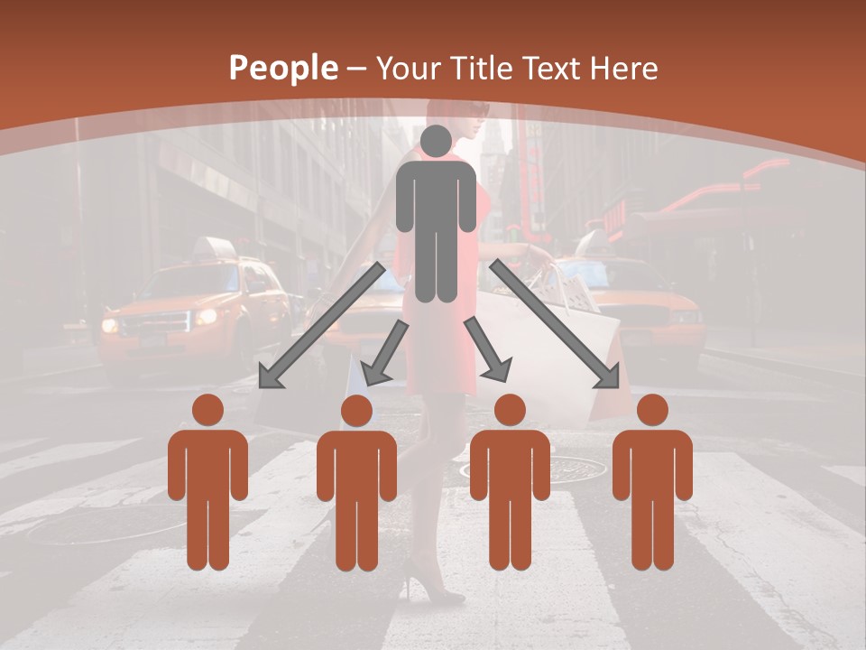 Female Bag Rich PowerPoint Template