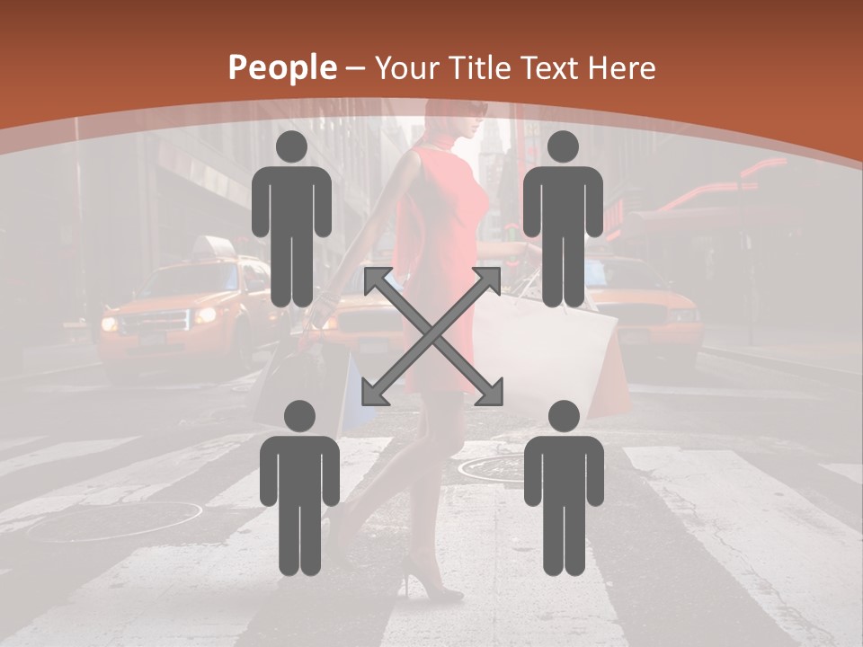 Female Bag Rich PowerPoint Template