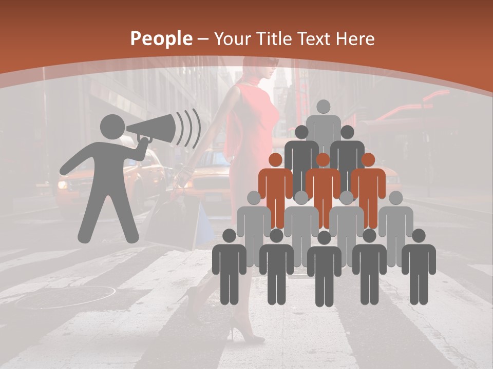 Female Bag Rich PowerPoint Template