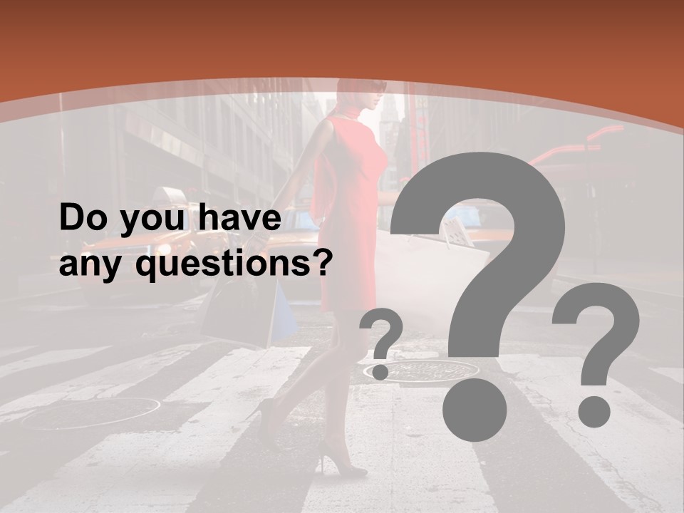 Female Bag Rich PowerPoint Template