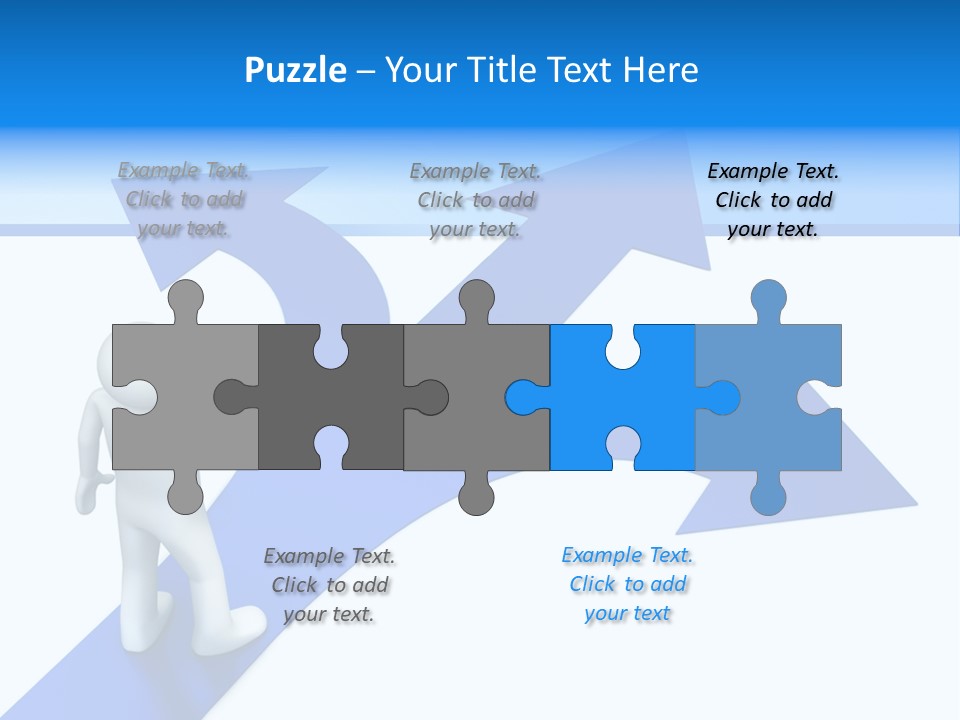 Advice Difficulty Crossroad PowerPoint Template