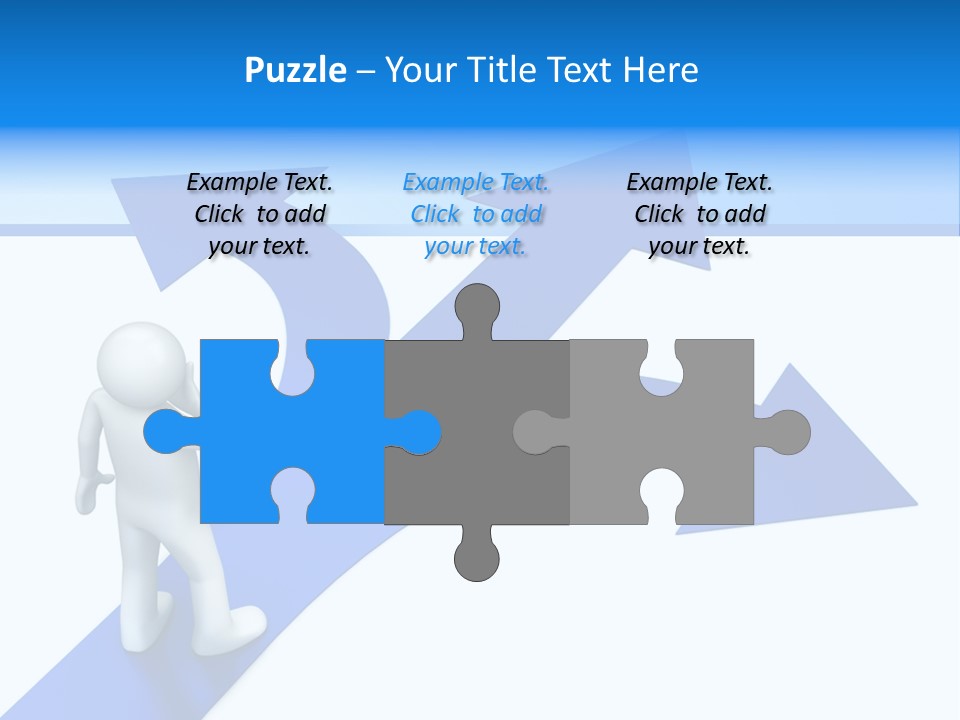 Advice Difficulty Crossroad PowerPoint Template