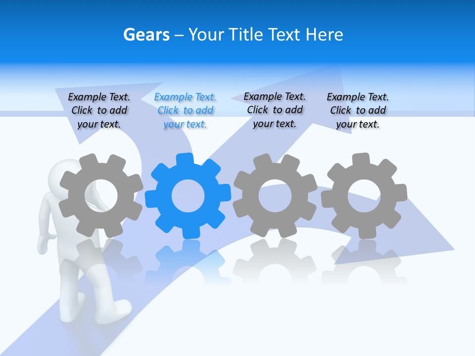 Advice Difficulty Crossroad PowerPoint Template