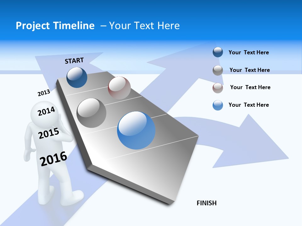 Advice Difficulty Crossroad PowerPoint Template
