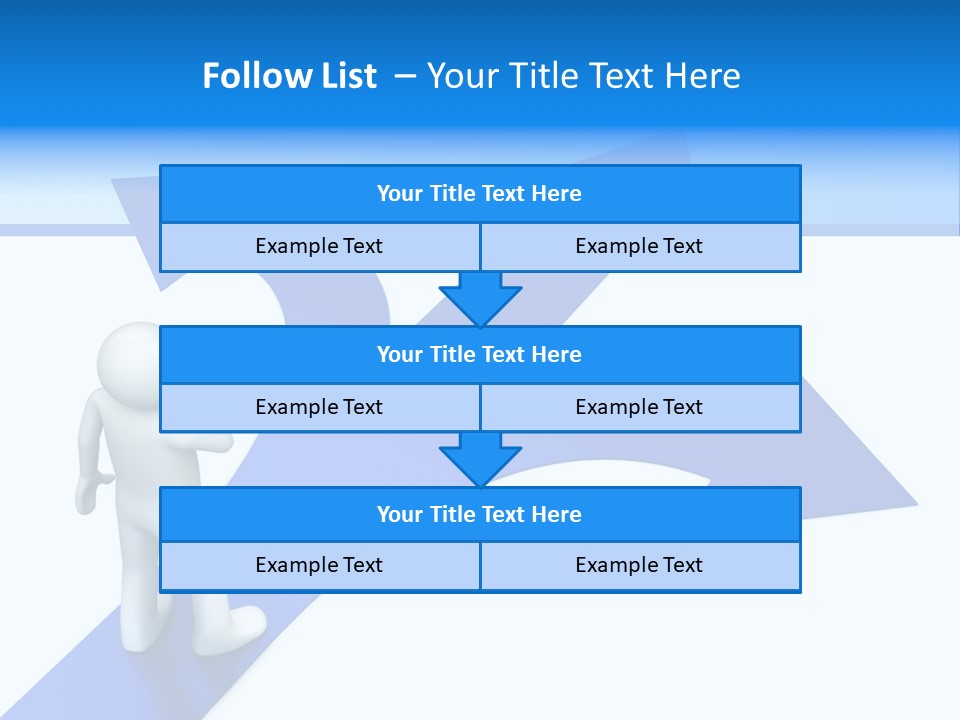 Advice Difficulty Crossroad PowerPoint Template