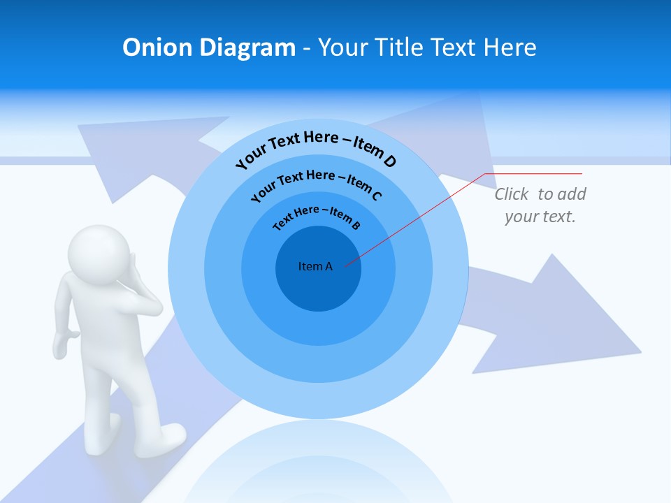 Advice Difficulty Crossroad PowerPoint Template