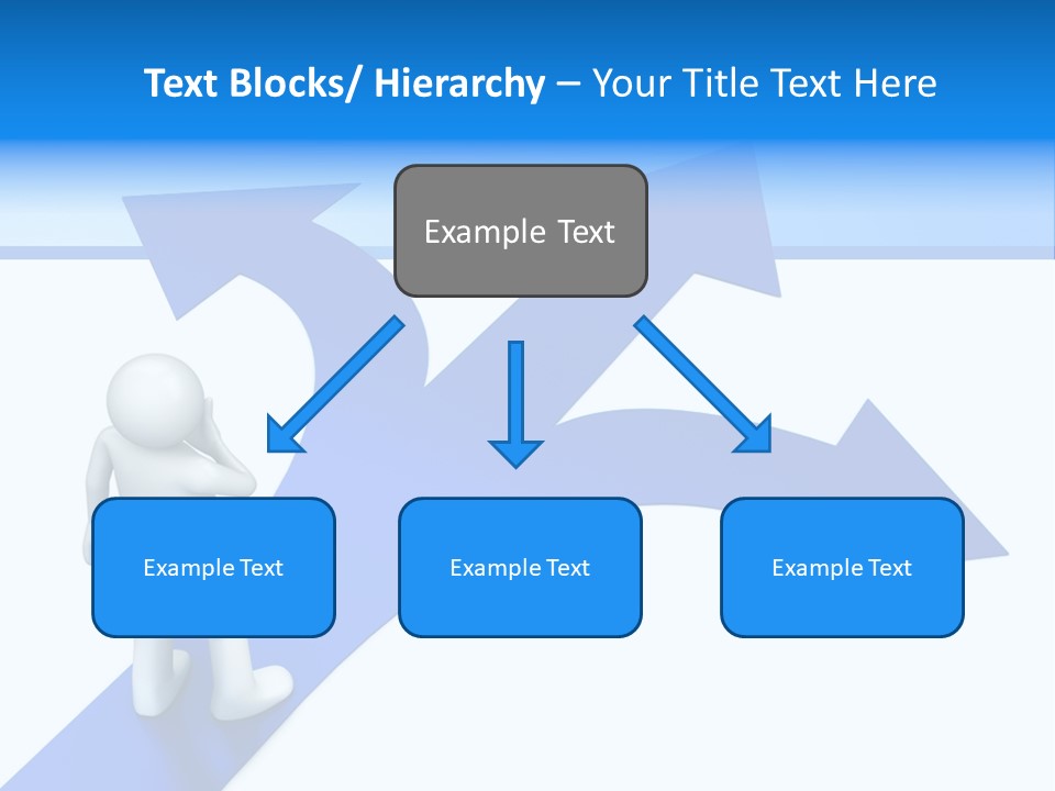 Advice Difficulty Crossroad PowerPoint Template