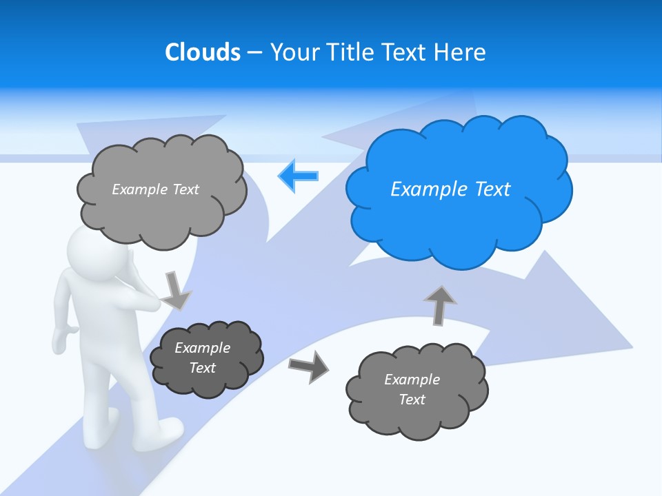 Advice Difficulty Crossroad PowerPoint Template