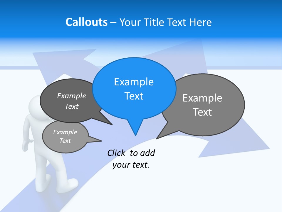 Advice Difficulty Crossroad PowerPoint Template