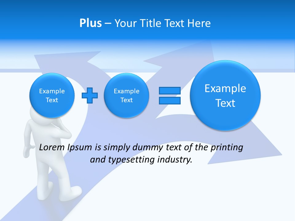 Advice Difficulty Crossroad PowerPoint Template