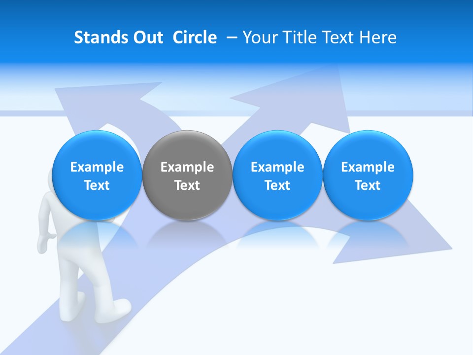 Advice Difficulty Crossroad PowerPoint Template
