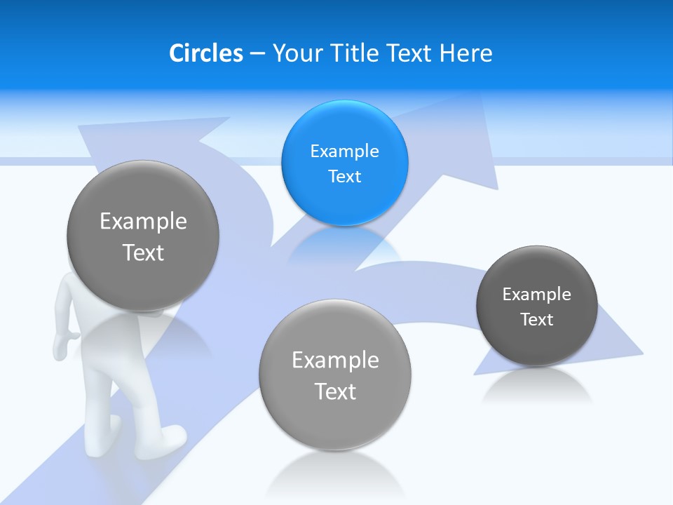 Advice Difficulty Crossroad PowerPoint Template
