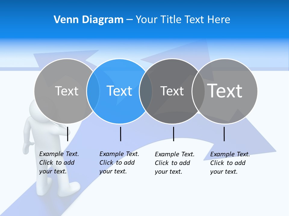 Advice Difficulty Crossroad PowerPoint Template