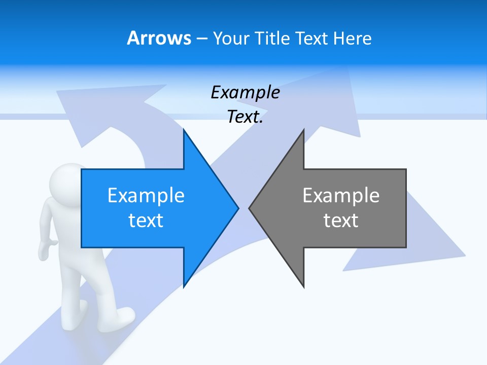 Advice Difficulty Crossroad PowerPoint Template