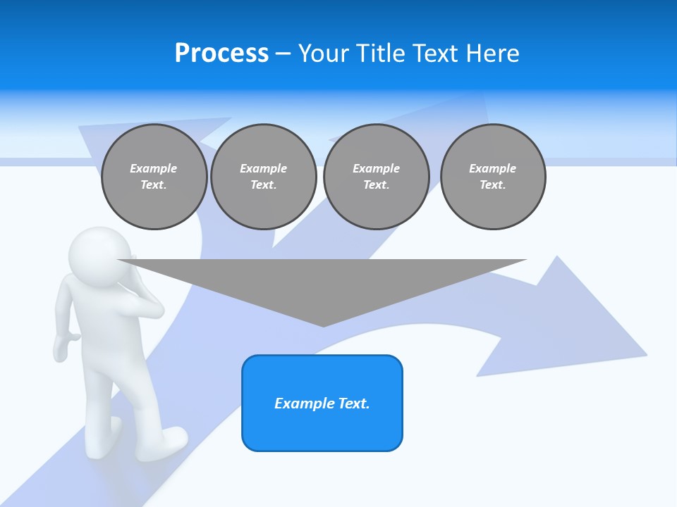 Advice Difficulty Crossroad PowerPoint Template