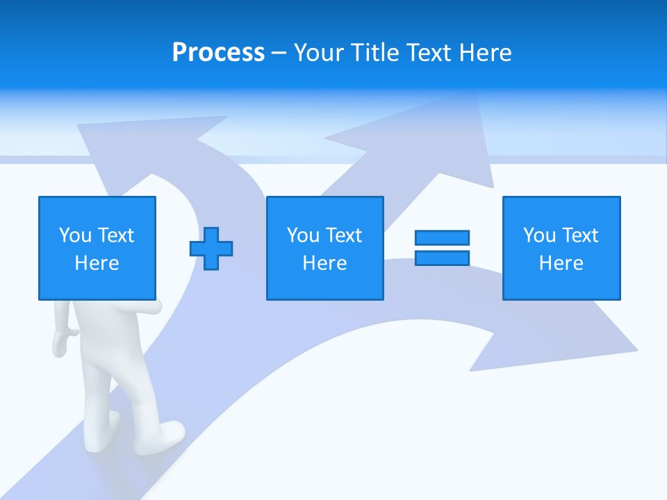 Advice Difficulty Crossroad PowerPoint Template