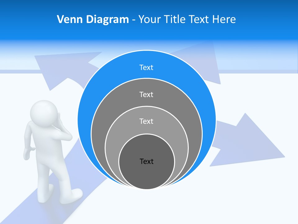 Advice Difficulty Crossroad PowerPoint Template