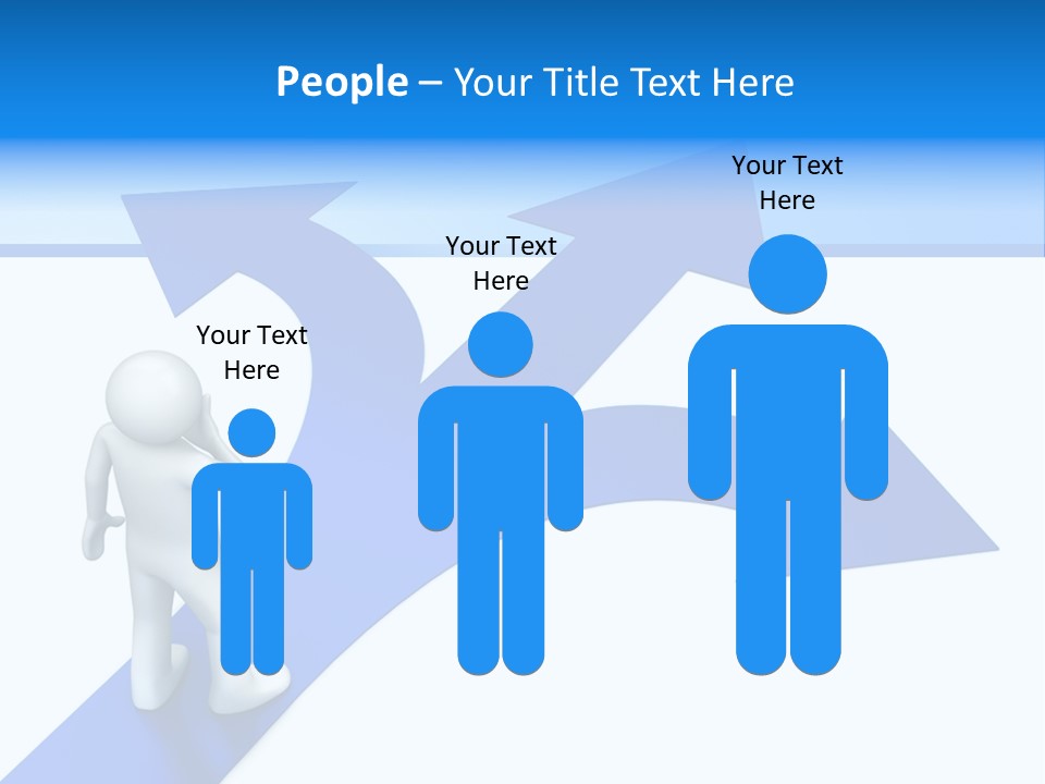 Advice Difficulty Crossroad PowerPoint Template
