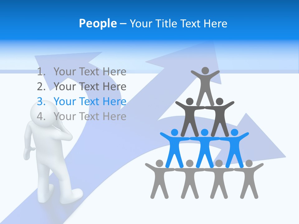 Advice Difficulty Crossroad PowerPoint Template