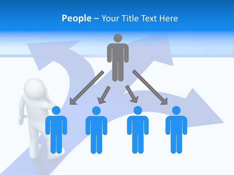 Advice Difficulty Crossroad PowerPoint Template