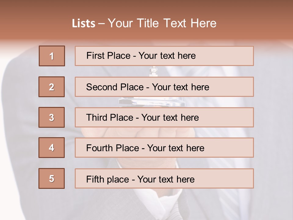 Arrival Manager Hotel Receptionist PowerPoint Template