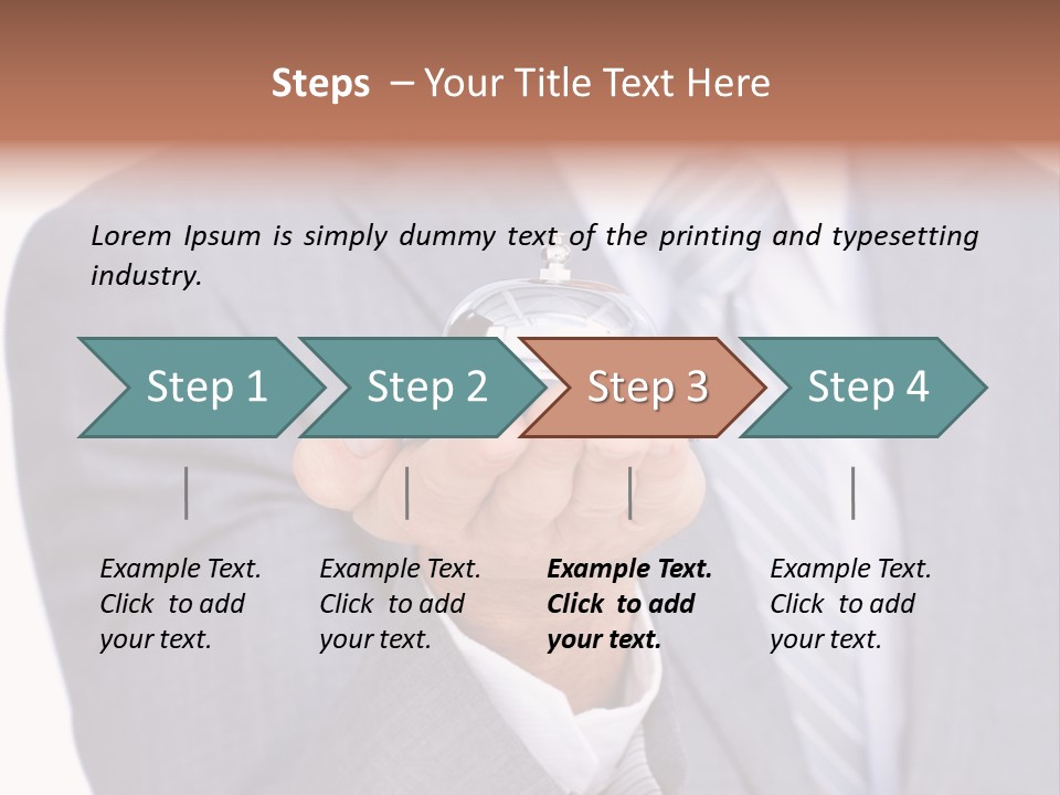 Arrival Manager Hotel Receptionist PowerPoint Template