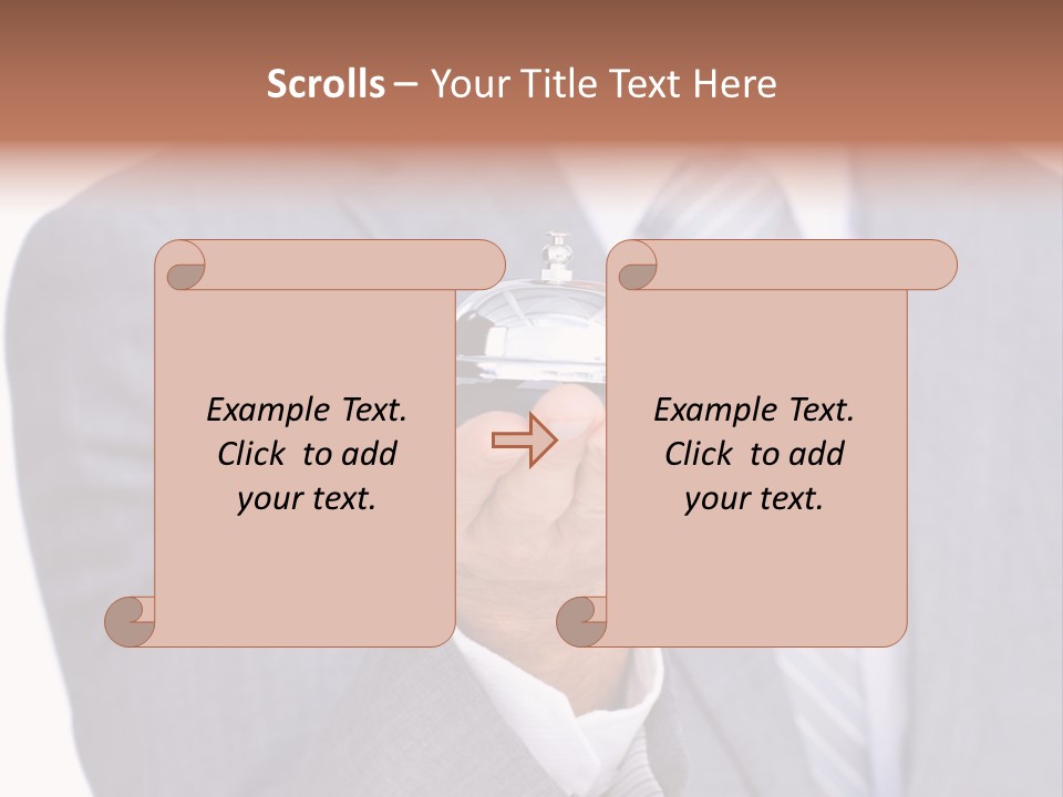 Arrival Manager Hotel Receptionist PowerPoint Template