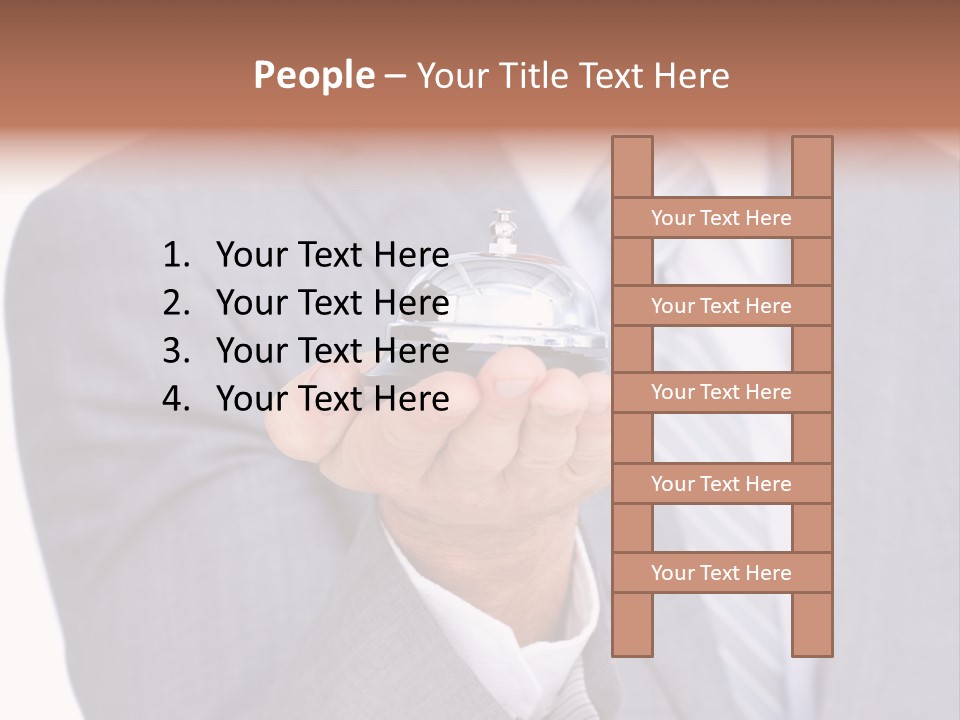 Arrival Manager Hotel Receptionist PowerPoint Template