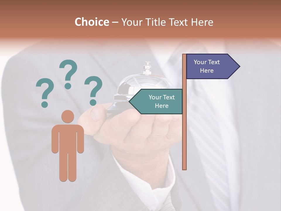 Arrival Manager Hotel Receptionist PowerPoint Template