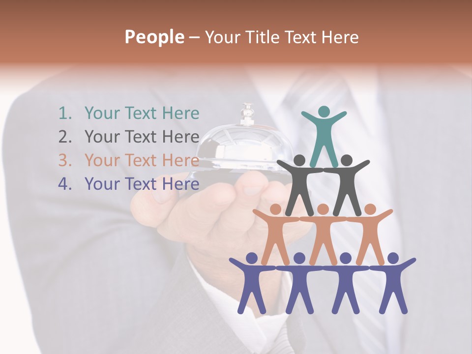 Arrival Manager Hotel Receptionist PowerPoint Template