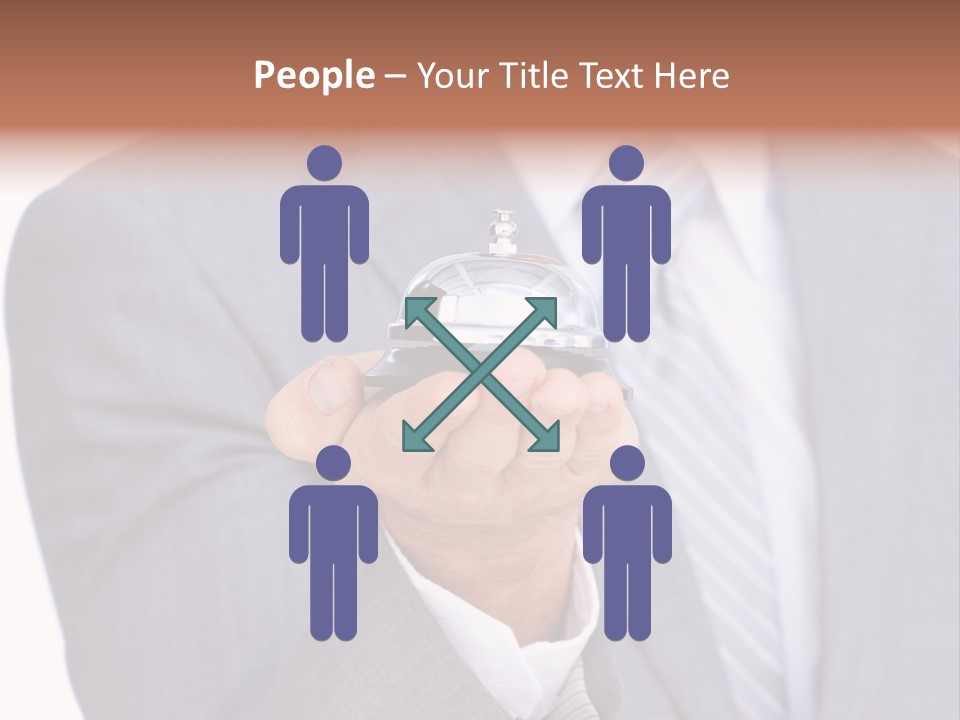 Arrival Manager Hotel Receptionist PowerPoint Template