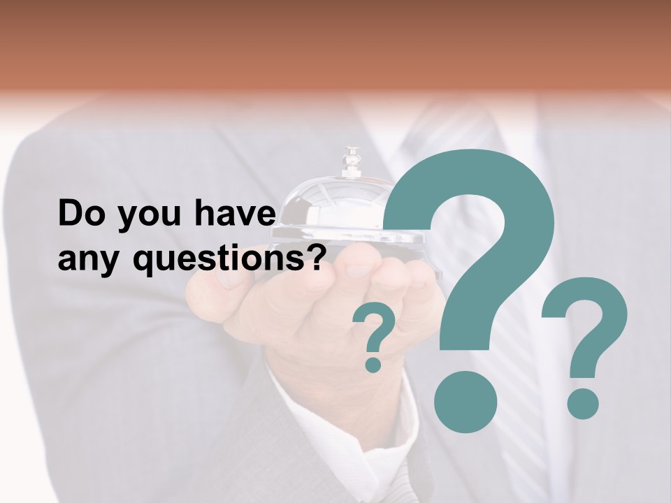 Arrival Manager Hotel Receptionist PowerPoint Template