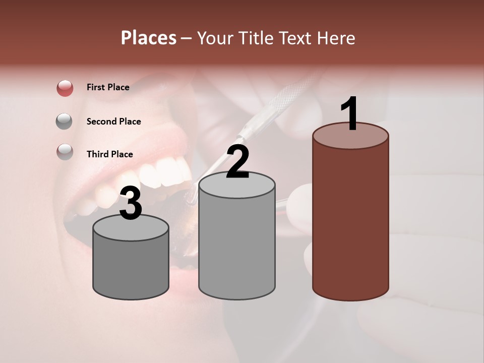 Face Inside Mouth PowerPoint Template