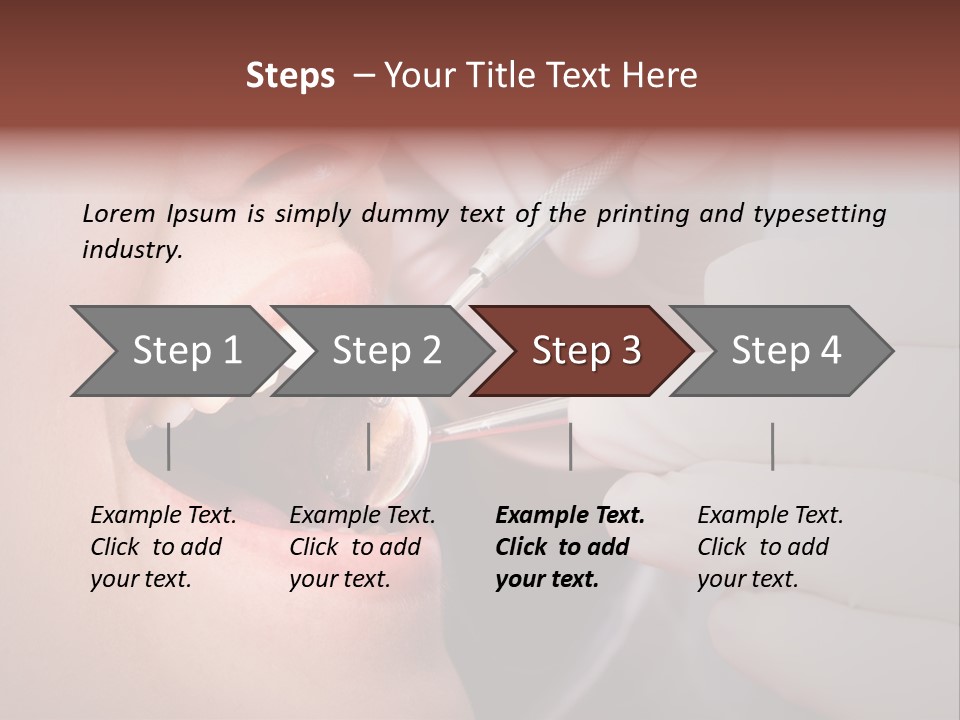 Face Inside Mouth PowerPoint Template